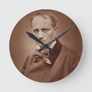 Reloj Redondo Mediano Charles Baudelaire (1821-67), French poet, portrai