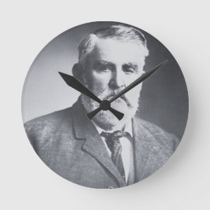 Reloj Redondo Mediano Charles buenas noches (foto de b/w)