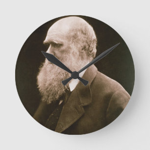 Reloj Redondo Mediano Charles Darwin (1809-82) (foto)