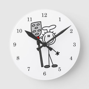 Reloj Redondo Mediano Chef Con Espátula