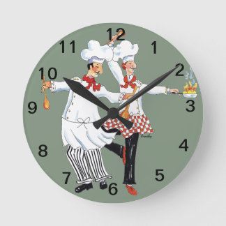 Reloj Redondo Mediano Chefs-reloj de pared