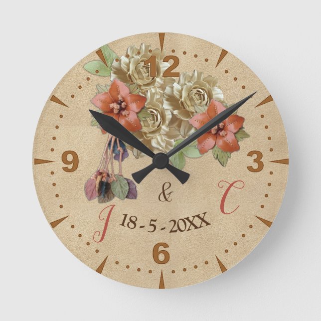 Reloj Redondo Mediano Cherry Blossom Clock (Anverso)