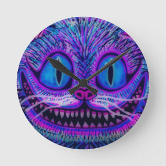 Reloj Redondo Mediano "CHESIRE CAT CLOCK" by CUSTOM CHAOS!