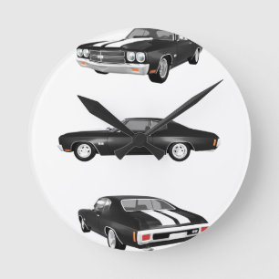 Reloj Redondo Mediano Chevelle 1970 SS: