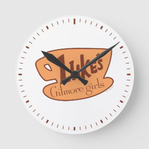 Reloj Redondo Mediano Chicas Gilmore  Logo de Luke's Diner