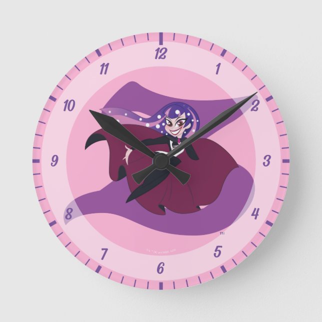 Reloj Redondo Mediano CHICAS Super Hero del DC Zatanna (Anverso)
