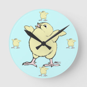 Reloj Redondo Mediano Chick feliz
