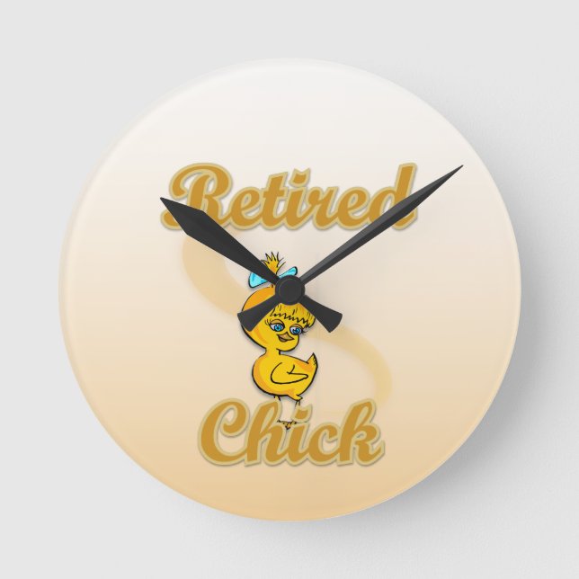 Reloj Redondo Mediano Chick retirado (Anverso)