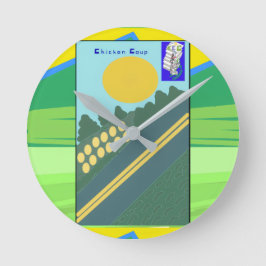 Reloj Redondo Mediano Chicken Coup 