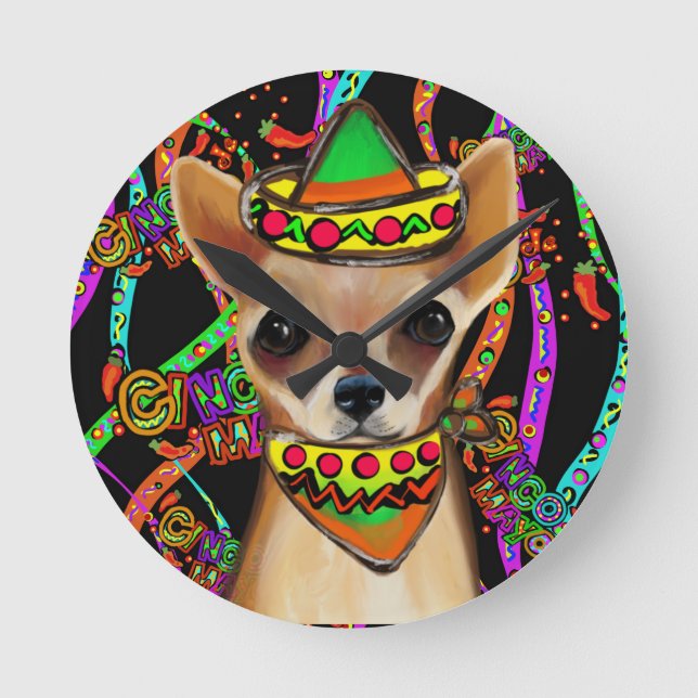 Reloj Redondo Mediano Chihuahua México (Anverso)