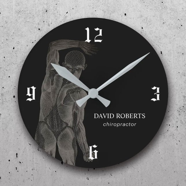 Reloj Redondo Mediano Chiropractor quiropráctico Terapia de Masaje Spa (Subido por el creador)