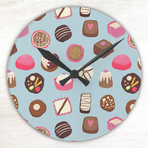 Reloj Redondo Mediano Chocolate Candy Confectionery