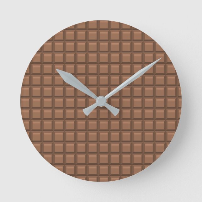 Reloj Redondo Mediano Chocolate con leche (Anverso)