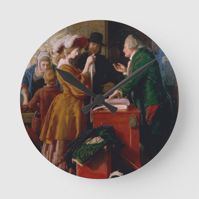 Reloj Redondo Mediano Choosing the Wedding Gown, from chapter 1 of 'The (Anverso)