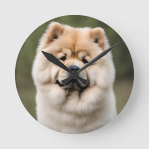 Reloj Redondo Mediano Chow Chow