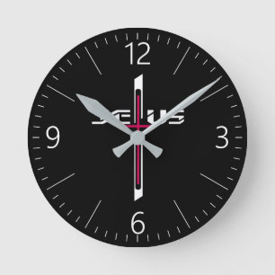 Reloj Redondo Mediano Christian cross