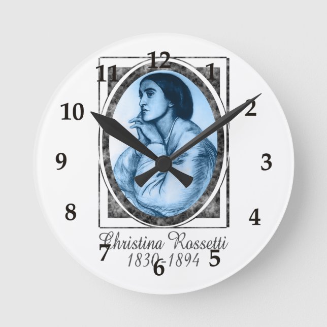 Reloj Redondo Mediano Christina Rossetti (Anverso)