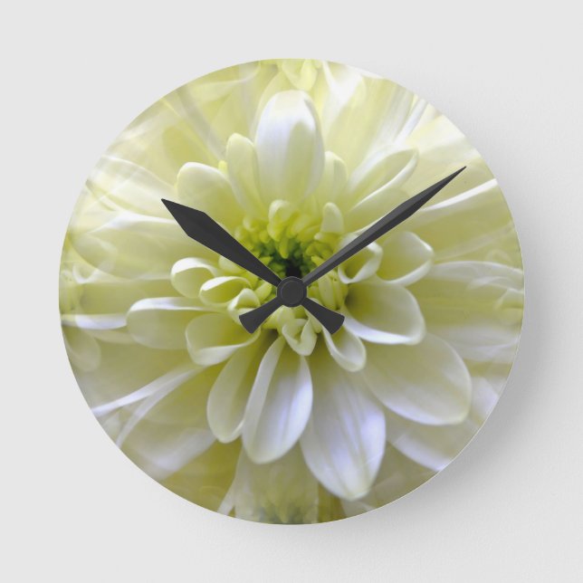RELOJ REDONDO MEDIANO CHRYSANTHEMUM (Anverso)