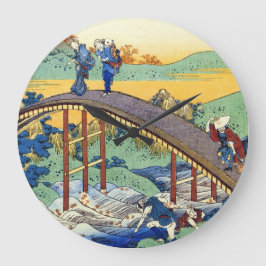 Reloj Redondo Mediano Cien poemas explicados por la enfermera Hokusai