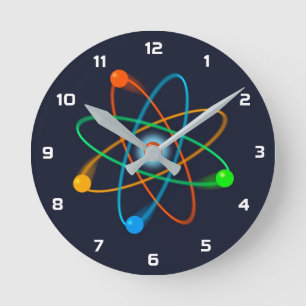 Reloj Redondo Mediano Ciencia de la estructura atómica