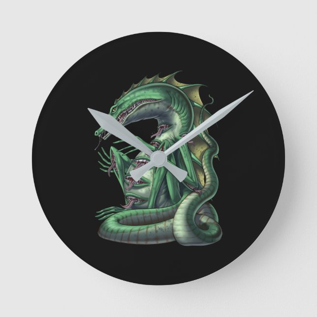 Reloj Redondo Mediano CipactliAztec Mythology Creature Cipactli (Anverso)
