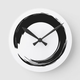 Reloj Redondo Mediano Círculo Zen Enso