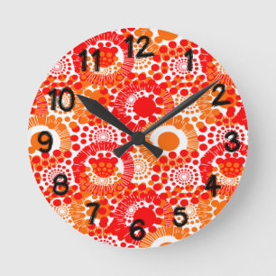 Reloj Redondo Mediano Círculos, círculos por todas partes