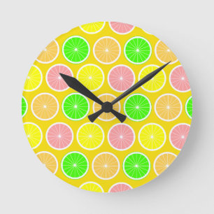 Reloj Redondo Mediano Cítrico
