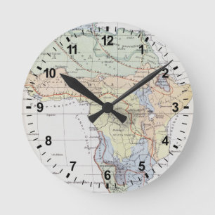 Reloj Redondo Mediano Civilizaciones de África