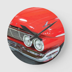 Reloj Redondo Mediano Clásico Chevrolet Impala de 1961
