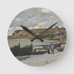 Reloj Redondo Mediano Claude Monet el Sainte-Adresse, 1867