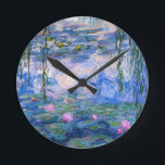 Reloj Redondo Mediano Claude Monet Water Lillies 1919<br><div class="desc">Título: Artista de los lirios de agua: Claude Monet Año: 1919</div>