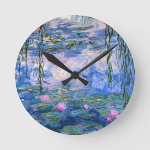 Reloj Redondo Mediano Claude Monet Water Lillies 1919