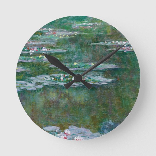 Reloj Redondo Mediano Claude Monet //Waterlilies (Anverso)