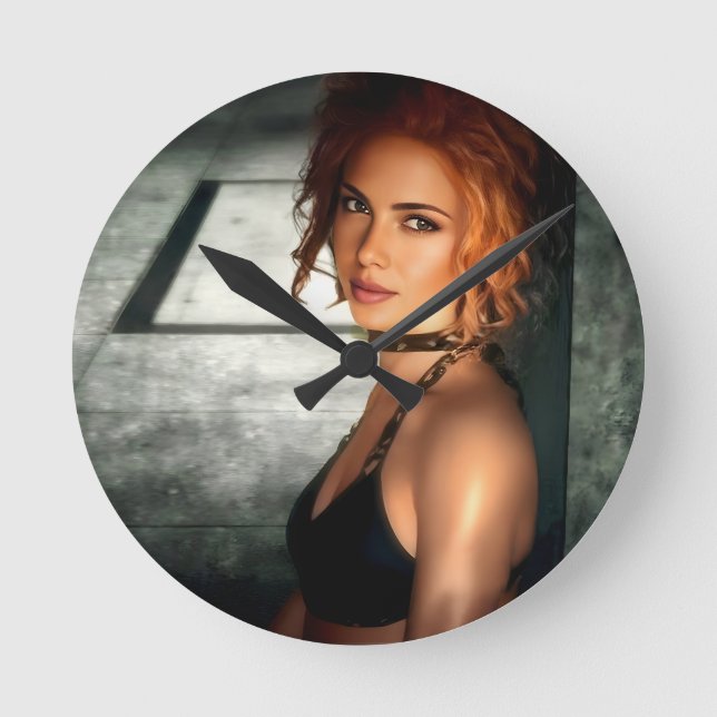 Reloj Redondo Mediano Clear Shadows wall clock (Anverso)