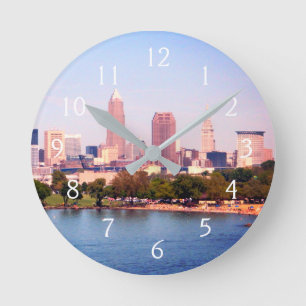Reloj Redondo Mediano Cleveland Lakeview