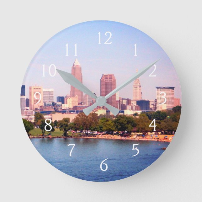 Reloj Redondo Mediano Cleveland Lakeview (Anverso)
