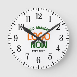 RELOJ REDONDO MEDIANO CLIENTE SENCILLO Y LIMPIO DE MODA BLANCO