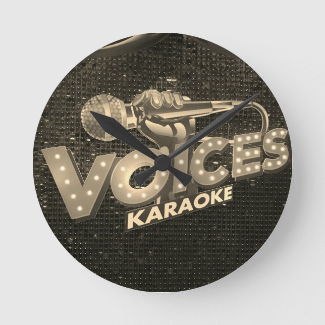 Reloj Redondo Mediano Clock. (Anverso)