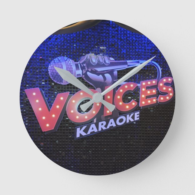 Reloj Redondo Mediano Clock. (Anverso)