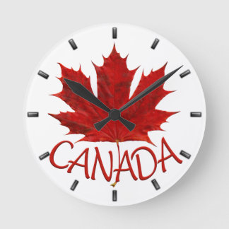Reloj Redondo Mediano Clock Canada Bandera Souvenir Wall Clocks Regalo