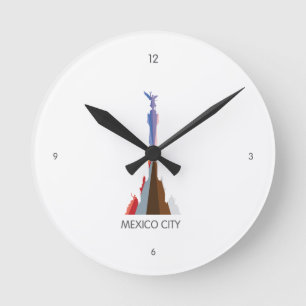 Reloj Redondo Mediano Clock - Mexico City