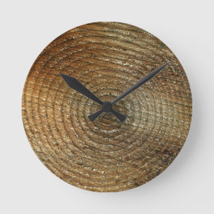 RELOJ REDONDO MEDIANO CLOCK-WOOD