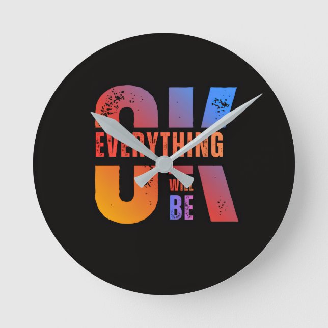 Reloj Redondo Mediano Clockify your Style (Anverso)