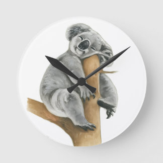 Reloj Redondo Mediano Coala dorminhoco