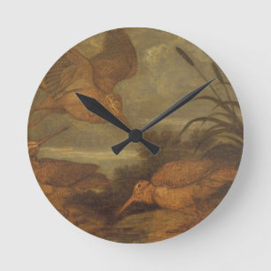 Reloj Redondo Mediano Coalla en la oscuridad, c.1676 (aceite en lona)