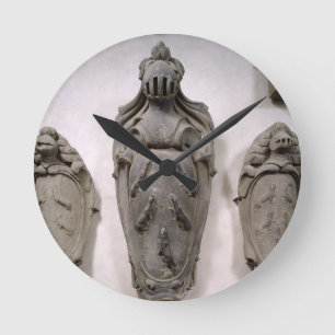 Reloj Redondo Mediano Coats of Arms from the Vecchietti Family (stone)