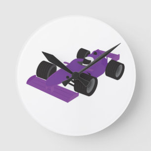 Reloj Redondo Mediano Coche de carreras F1