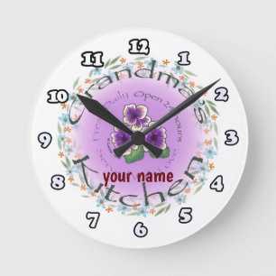 Reloj Redondo Mediano Cocina de la Abuela 