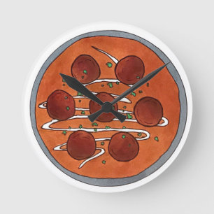 Reloj Redondo Mediano Cocina india Malai Kofta Vegetariana